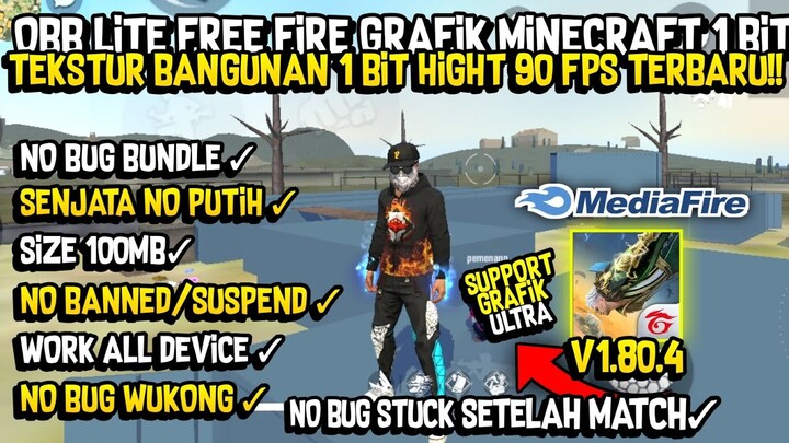 OBB LITE FEE FIRE 1BIT MINECRAFT,OBB LITE FF 1.80.4 YANG DI PAKE EKS SAM