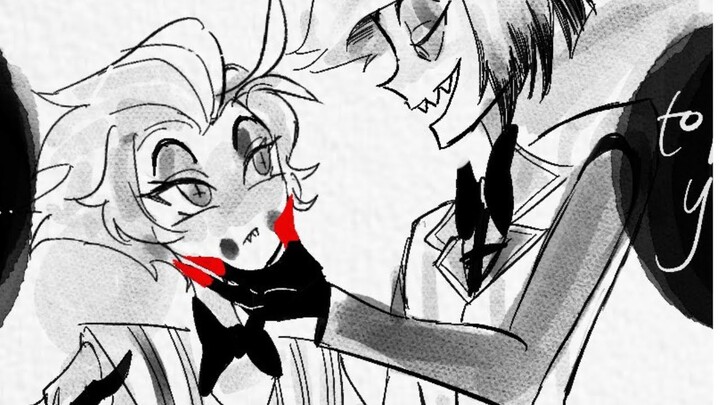 Alastor wants to kiss lucifer?! -  Hazbin Hotel comic dub