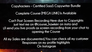 Copyhackers Course Certified SaaS Copywriter Bundle download