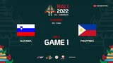 Slovenia vs Philippines Game 1 IESF World Esports Championship 2022 | SVN vs PHL ESPORTSTV