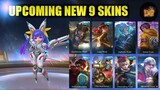 UPCOMING NEW 9 SKINS IN MOBILE LEGENDS