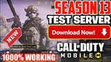 How To Download Season 13 Test Server Cod Mobile | Season 13 Public Test Server | Season 13 CODM