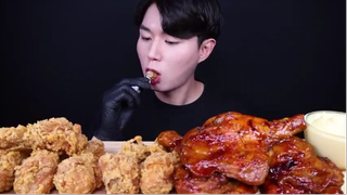 mukbang thịt đùi chiên ngon #amthuc #monngon