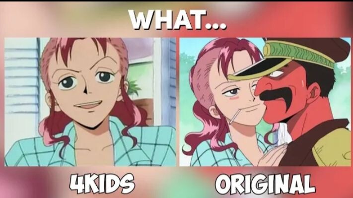 ONE PIECE CENSORSHIP COMPARISON