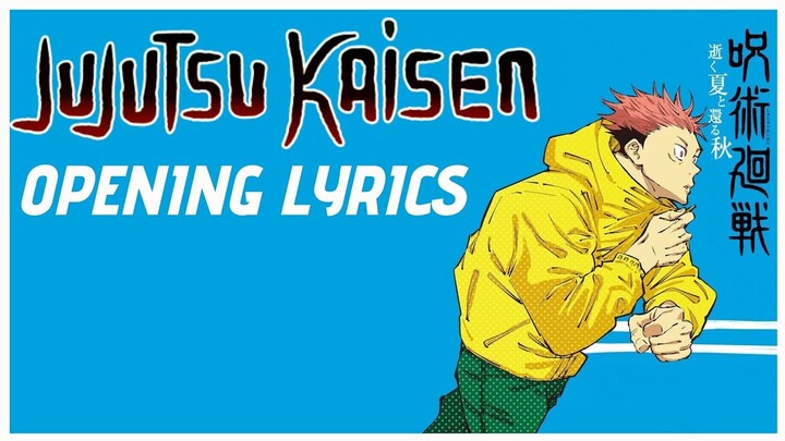 Kaikai Kitan ‐📀 Jujutsu kaisen opening 💿 FULL + lyrics