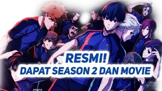 RESMI! BLUE LOCK MENDAPATKAN SEASON 2 DAN MOVIE