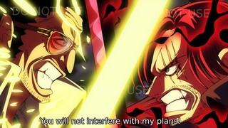 Shanks Humiliates Kizaru By Chasing Luffy - One Piece