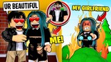 Pretending to be my GIRLFRIEND in Roblox! (she dumped me)