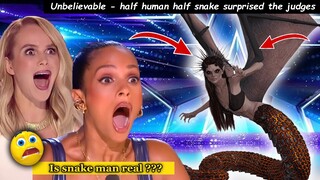 The magician turns half human half snake, making the judges very shock | American Talent Show 2023