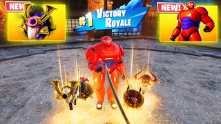 HERO BAYMAX vs NEW 3 MEDALLIONS & MYTHIC’S CHALLENGE ( NEW! FORTNITE CHAPTER 6 )