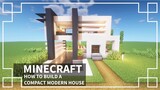 ⚒️[Minecraft] : How to make a Compact Modern House | Modern House #2