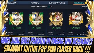 HARI JUAL PEMAIN DI PASAR!! PLAYER BARU GAS BELANJA #fifa #fifamobile #fifamobile22 #fifamobile23