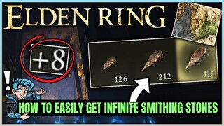 Elden Ring - How to Get INFINITE Smithing Stones 1 2 & 3 - Fast Smithing Stone Farm Guide!