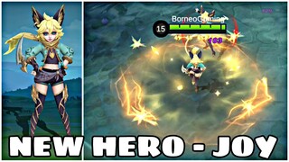 NEW HERO JOY (ASSASSIN) ENTRANCE & GAMEPLAY FULL SKILL EFFECT | MOBILE LEGENDS