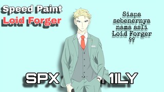 Siapa sebenarnya nama asli Loid Forger || Speed Paint Loid Forger