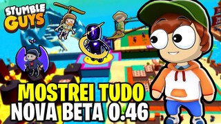 CHEGOU A NOVA ATUALIZAÇÃO DO STUMBLE GUYS BETA 0.46! NOVAS SKINS, NOVO MAPA "TREASURE ISLAND" E MAIS