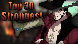 Top 30 Strongest Current Characters in One Piece