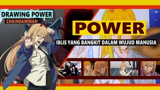 Power, Sosok Iblis Yang bangkit Dengan Tubuh Manusia / Speed Drawing