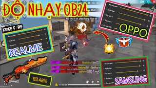 Free Fire | OB24 Cách Chỉnh “ĐỘ NHẠY VÀ NÚT BẮN” CHUẨN 100% Kéo Tâm AuTo HeadShot Cả Băn Đạn Vào Đầu