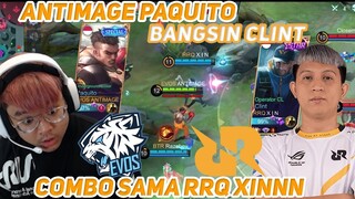 ANTIMAGE PAQUITO @XINNN CLINT EVOS X RRQ - DUAL OFFLANE SIDELANE TERKERAS LANE KIRI KANAN AUTO WIN