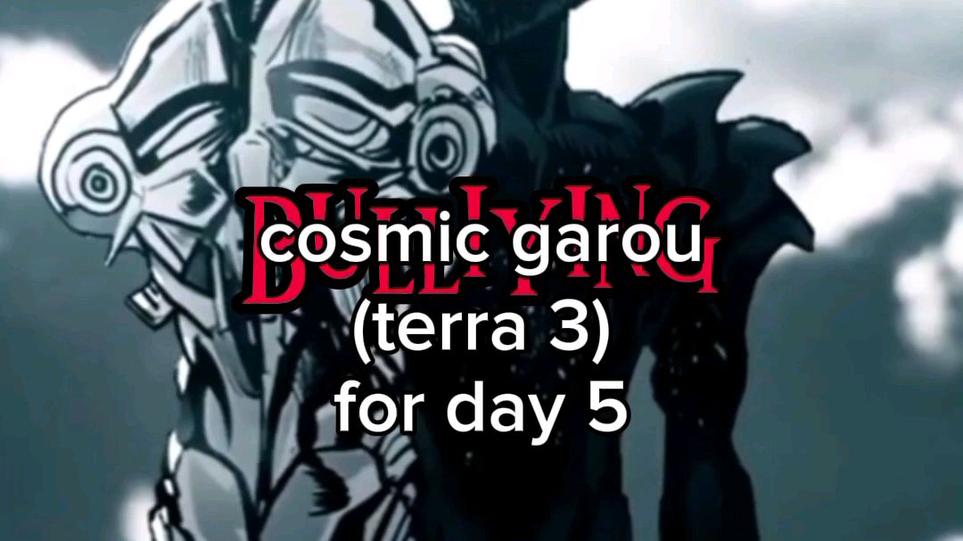COSMIC GAROU TERRA 3 VS SAITAMA TERRA 2