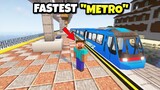 Fastest Train In Minecraft | Realistic MTR Railway