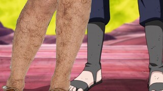 The Naruto series you haven't watched, where Sasuke complains about Sakura's long leg hair, a funny 