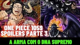 ONE PIECE 1059 SPOILERS PARTE 3 - O DNA LUNARIA DA SSG E TEORIA DA ARMA IMBATIVEL #onepiece1059