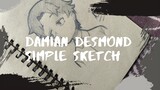 Speed drawing Damian Desmond dari Anime Spy X Family