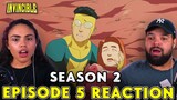 MARK AND THE CREW ARE IN TROUBLE! INVINCIBLE S2 Ep 5 Reaction