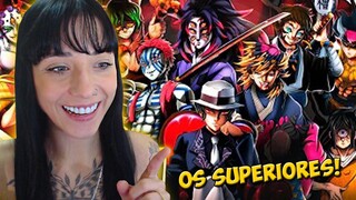 REAGI AO RAP DOS LUAS SUPERIORES! INCRÍVEL... (Demon Slayer) | Basara