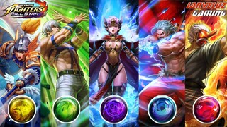 TOP 5 KOF FIGHTERS from each ELEMENTS! (Red, Blue, Green, Yellow & Purple) | January 2021 TIER LIST
