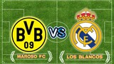 FULL MACTH BORRUSIADORTMUND VS REAL MADRID || FOOTBALL MASTER 2.