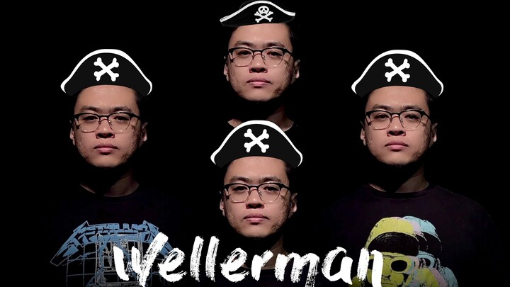 The boat song with 200 million broadcasts on YouTube [Wellerman] Quadruplets full voice cover