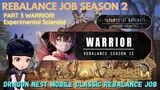 [ID/EN] WARRIOR REBALANCE SEASON 2 Part 3 DRAGON NEST MOBILE CLASSIC INDONESIA