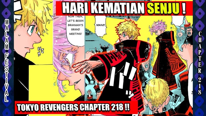 TOKYO REVENGERS CHAPTER 218 | Hari Kematian AKASHI SENJU & Rahasia Geng BRAHMAN