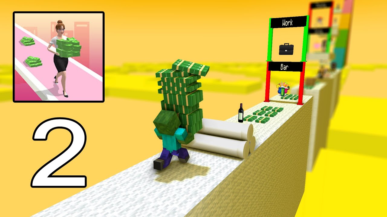 Monster School : MONEY RUN 3D CHALLENGE 2 - Minecraft Animation - Bilibili