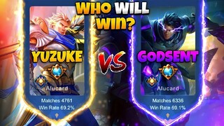 YUZUKE MEETS GODSENT!!| WHO IS THE KING OF ALUCARD?!| MLBB