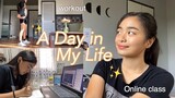 A Day In My Life ✨  (online class & workout) quarantine vlog | Philippines | Ky Santos