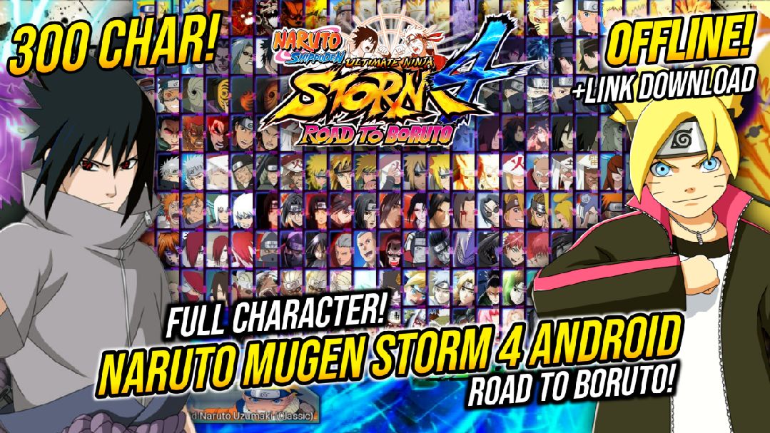 Nom : mugen Naruto storm 4 road to - Game prø max world