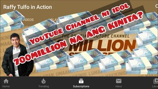 Raffy Tulfo YouTube Channel kumita na ng 700Million