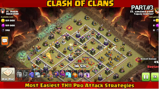 Never Seen Most Easiest TH11 Pro Attack Strategies - Best TH11 Attack Strategy PART3