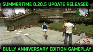 🔥FINALLY 0.20.5 UPDATE OF SUMMERTIME SAGA GAME HAS BEEN OFFICIALLY RELEASED🤩BULLY GAME PLAY