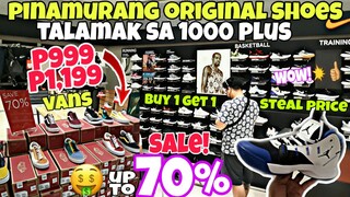 MAS PINAMURA JORDAN VANS P999 70% at may BUY 1 GET 1 PA!DAMI STEAL PRICE!SOLID PANG REGALO