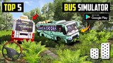 Top 5 Bus Simulator Games For Android l Best bus driving games on android