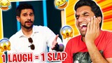 Try not to Laugh Challenge ft. Tabish Hashmi (1 Laugh = 1 Slap)