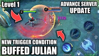THE GREATEST BUFF THEY DID TO JULIAN | new advance server update march 28