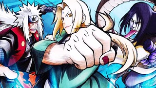 Bộ Ba Sannin Huyền Thoại Jiraiya, Tsunade Và Orochimaru Siêu Mạnh - NARUTO SHIPPUDEN STOM 4 Tập 161