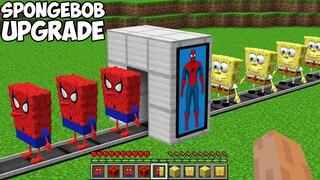 HOW SPONGEBOB UPGRADED to SPIDER-MAN? New SUPERHERO SPIDERBOB in Minecraft