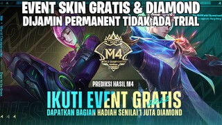 EVENT SKIN & DIAMOND GRATIS M4 - DIJAMIN DAPAT PERMANENT DAN TIDAK ADA TRIAL! MOBILE LEGENDS
